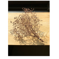 ハーバリウム 花材 アロマワックスバー ソフトミニかすみ草 ローズゴールド 1枚目の画像