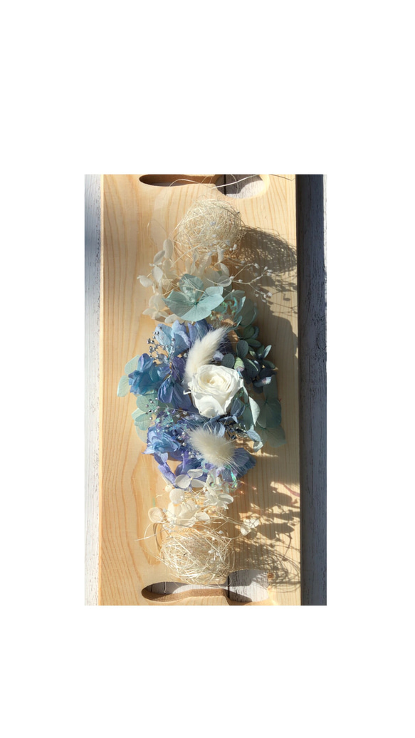ハーバリウム  花材 アロマワックスバー  フローズンブルー5 2枚目の画像