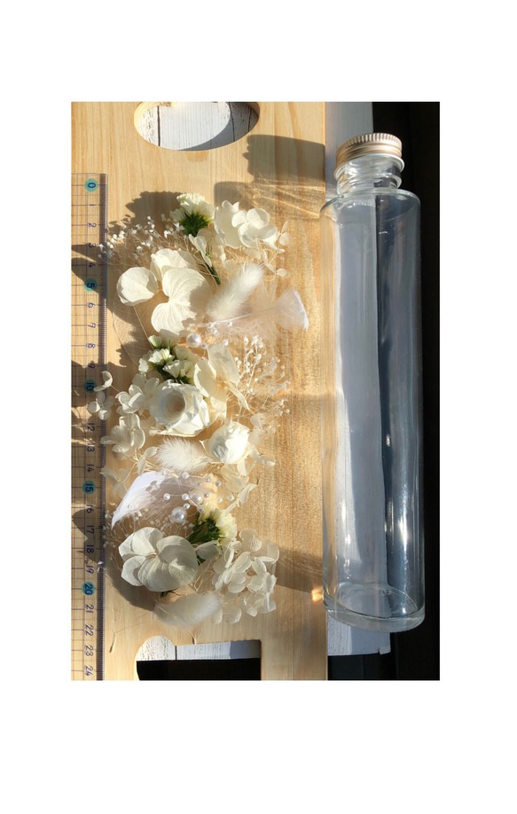 ハーバリウム  花材 アロマワックスバー ブライダルホワイト2 4枚目の画像