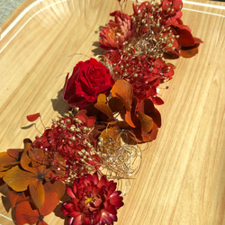 ハーバリウム  花材 アロマワックスバー オリエンタルレッド 4枚目の画像