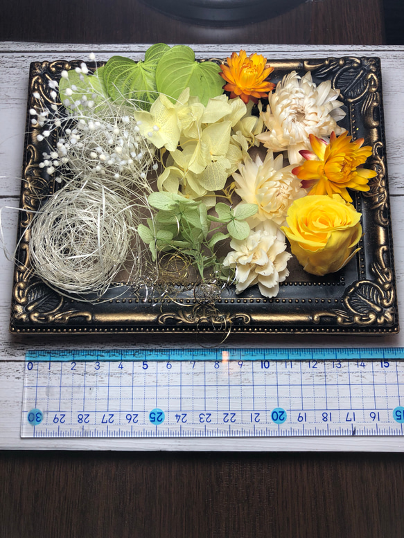 ハーバリウム  花材 アロマワックスバー スプリングイエロー 4枚目の画像