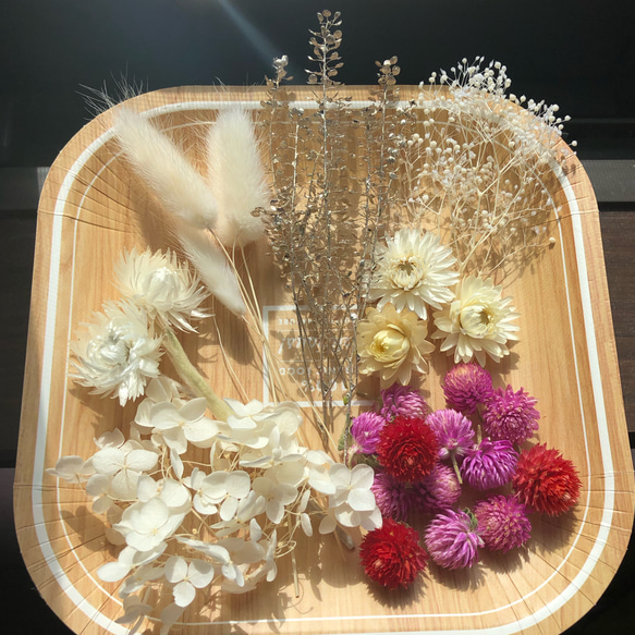 オータムデザイン9 ハーバリウム  花材 アロマワックスバー  サシェ ボタニカルキャンドル 1枚目の画像