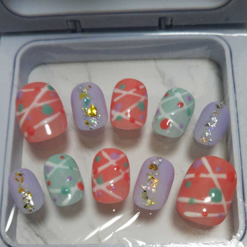 ミニラ様オーダー品♪ ネイルチップ（つけ爪） よっちNail♪チップ 