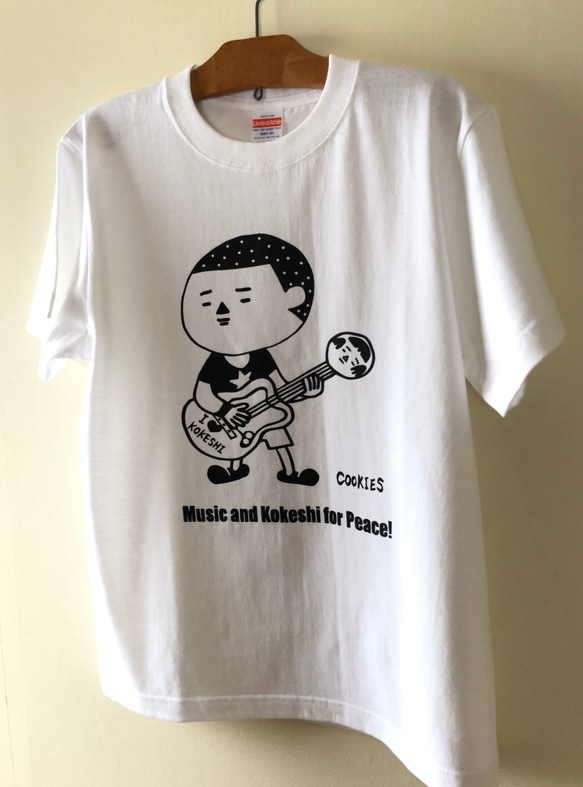 COOKIESオリジナルTシャツ 「ギタリストまさし」 1枚目の画像