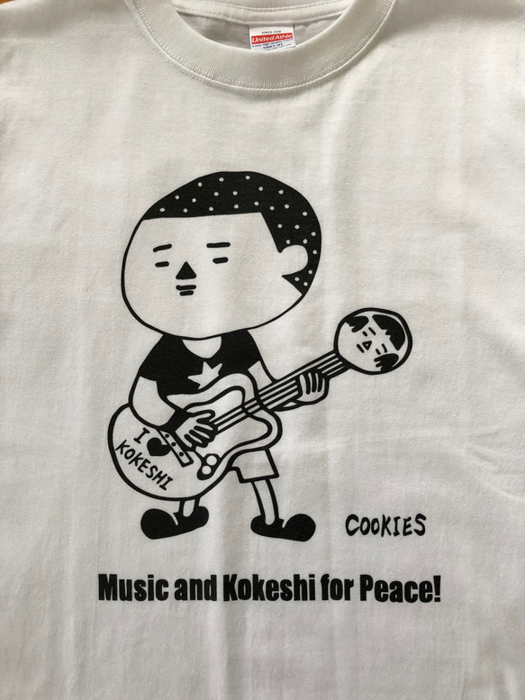 COOKIESオリジナルTシャツ 「ギタリストまさし」 3枚目の画像