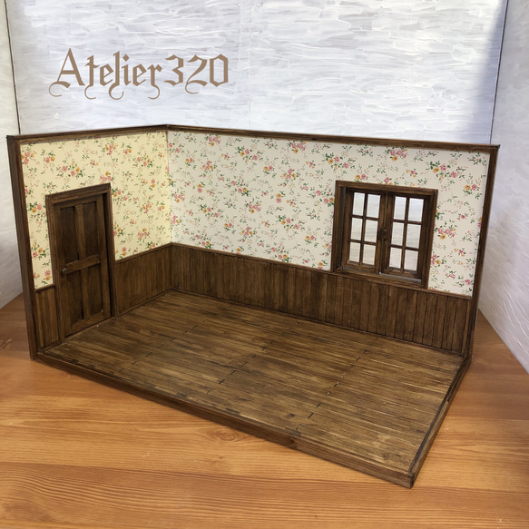 正規品販売！ オーダー受付中❗ my 1/12サイズ L字型ドールハウス room クラフト・布製品