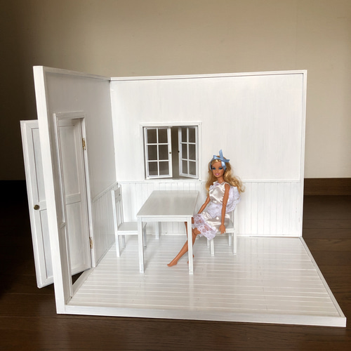 L字型ドールハウスドールハウスミニチュア家具