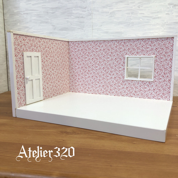 L字型ドールハウスドールハウスミニチュア家具