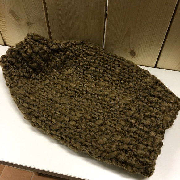 ペットセーター/袖なし/小型犬/サイズS/ワンピースタイプ/手編み/一点