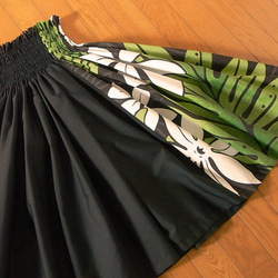 ☆72cm☆ティアレ☆黒☆縦切り替えパウスカート☆（商品番号：TS