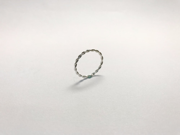 【Unique金工】925純銀 素款 麻花戒指 第1張的照片