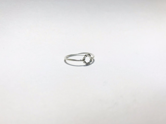 【Unique金工】925純銀 基本款 繩結戒指 第5張的照片