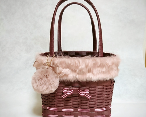 お値下げ！お値下げ！ATAOファー付きかごバッグ お値下げ！お値下げ！ATAOファー付きかごバッグ 2025年最新