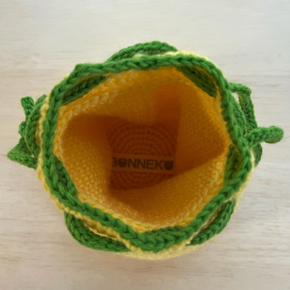 レモンの骨壺カバー（2.3寸用） 3枚目の画像