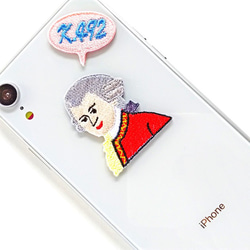 ●アマデウス・モーツァルト Mozart ●２WAY 刺繍デコレーションステッカー＆アイロンワッペン アップリケ 1枚目の画像