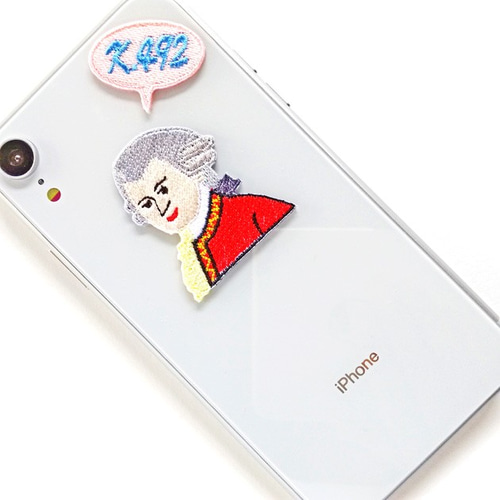 ○アマデウス・モーツァルト Mozart ○2WAY 刺繍デコレーション