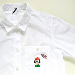 ●なりきりマチルダちゃん●Matildaちゃん●２WAY 刺繍デコレーションステッカー＆アイロンワッペン アップリケ 2枚目の画像