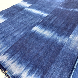 備後絣　藍染はぎれセット(10枚) 大滝絣 5枚目の画像