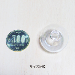 壁に飾る一輪挿し　Glass ball　30mm　（花留め用 板オモリ付き） 6枚目の画像