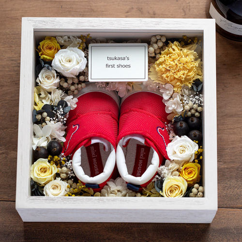 【現品限り】フラワーBOX&ベビーシューズセット Amazon | アルファタカバ ファーストシューズ ディズニー