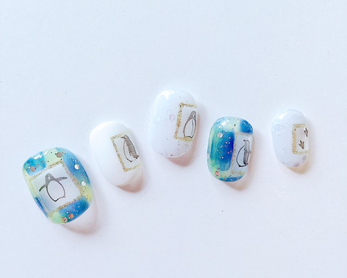 ペンギン様ご確認用☆オーダーネイルチップ 1_bb18521951c0eeb101bce6778760