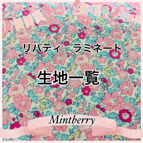 リバティ☆ラミネート生地一覧 生地 Mintberry 通販｜Creema(クリーマ  