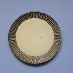 定制唐津燒陶瓷片 x Kintsugi 14KGF 耳環耳環（松果、圓點圖案） 第9張的照片
