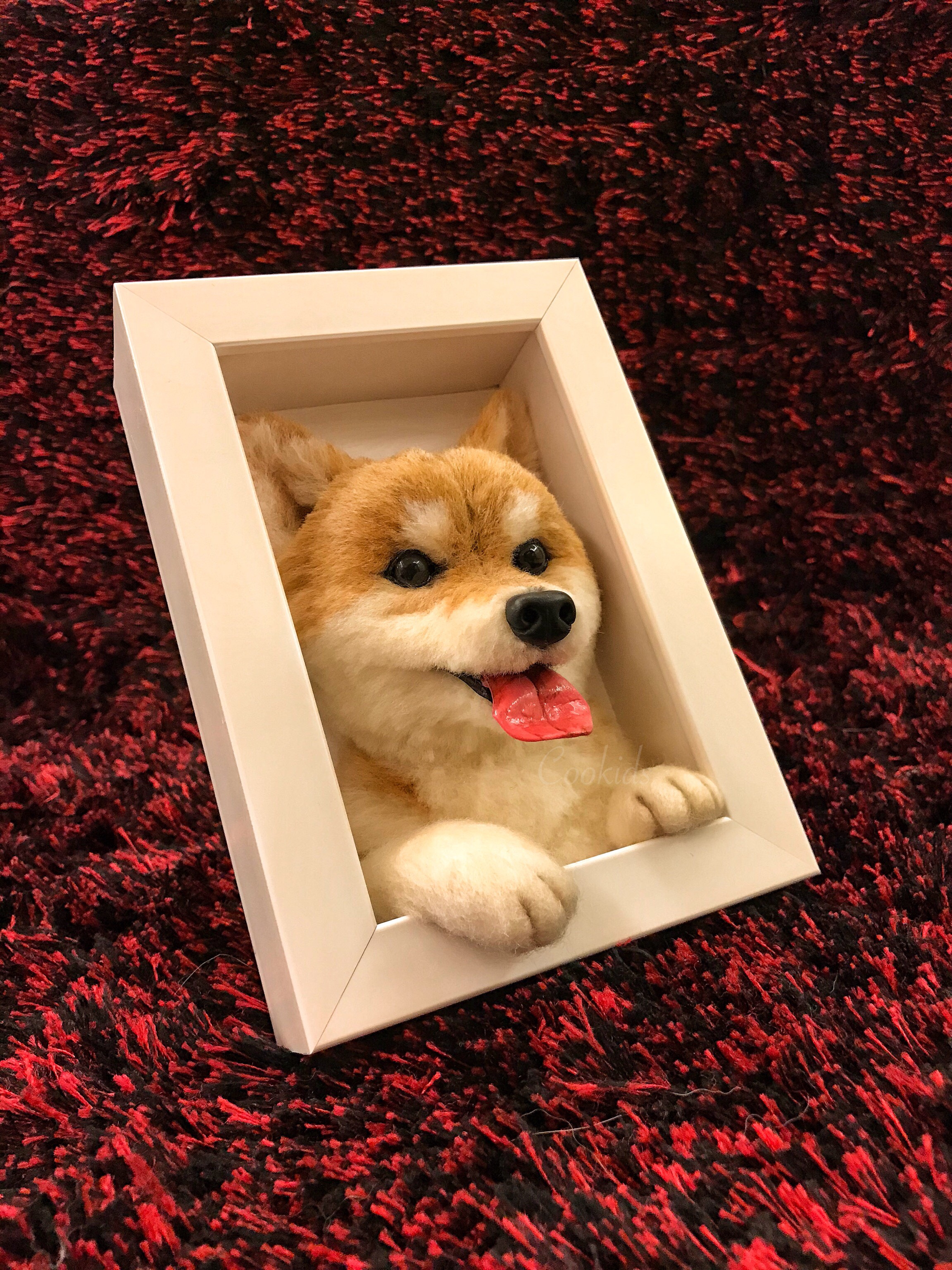 Amazon.co.jp: 母の日 羊毛フェルト 伏せをするにこにこ