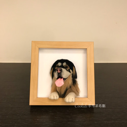 Cookids手作りウールは想像上のペットウールを感じましたシミュレーションペットレプリカペットシミュレーション獒犬ステレオフォ 2枚目の画像