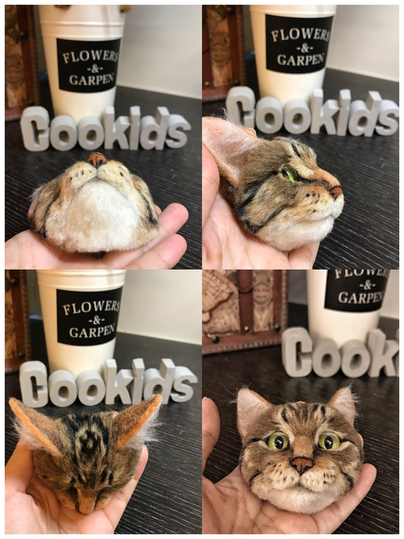 Cookids手作りウールは想像上のペットウールを感じましたシミュレーションペットレプリカペット猫 6枚目の画像