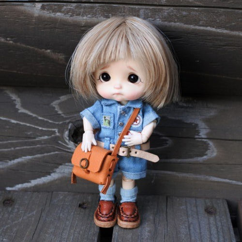 オビツ11☆困ったちゃん”ショルダーバッグ” その他人形 服部革店 通販 