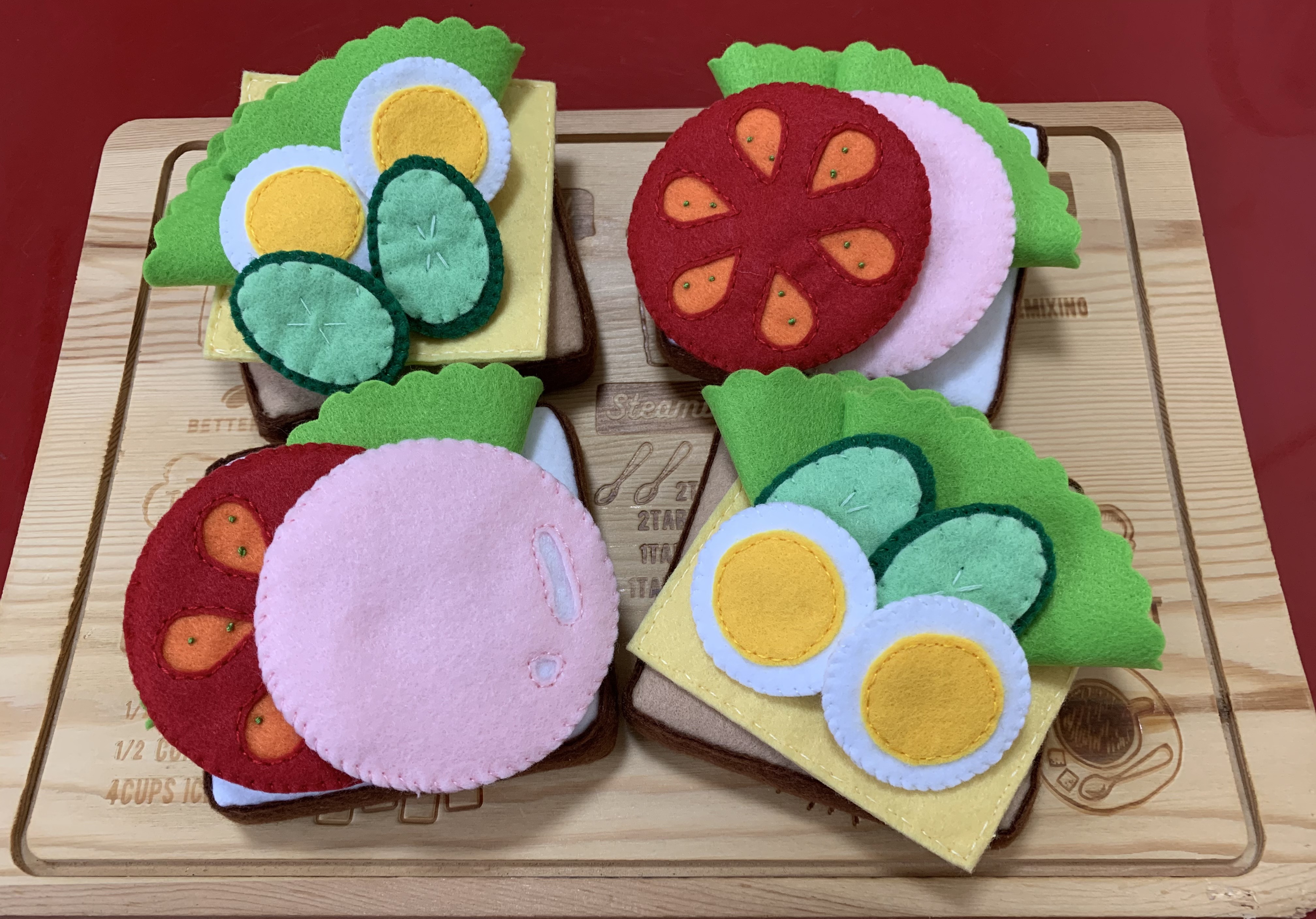 フェルトままごと オーダー受付中(*´ω`*)