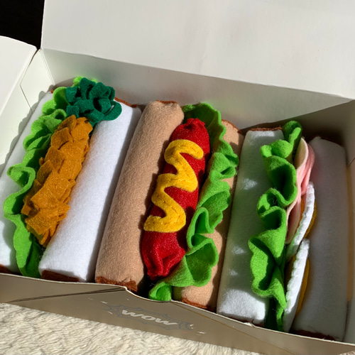 フェルト おままごと サンドイッチセット⭐️再販 おもちゃ フェルト おままごと サンドイッチセット⭐️再販 おもちゃ