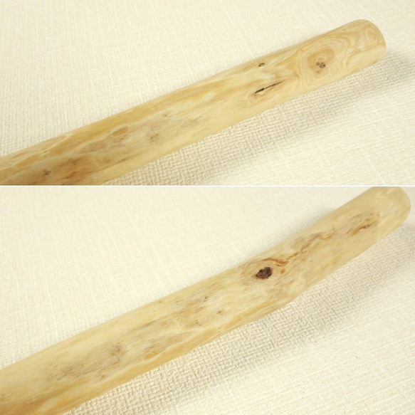 【温泉流木】削れにかわいい年輪を見る明るくきれいなコンパクト枝流木棒 流木素材 インテリア素材 木材 4枚目の画像