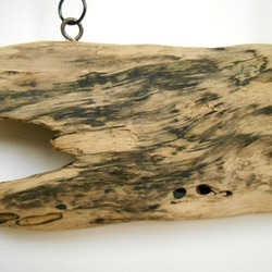 【温泉流木】個性的にもてなしてくれる吊り看板 木製サインボード 流木インテリア 3枚目の画像