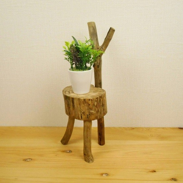 流木のスツール-3