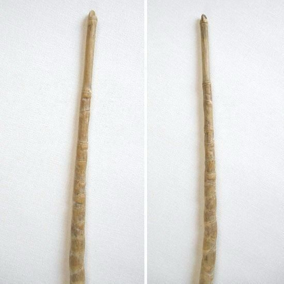 【温泉流木】細長い竹の根っこからの流木棒 流木素材 インテリア素材 木材 2枚目の画像