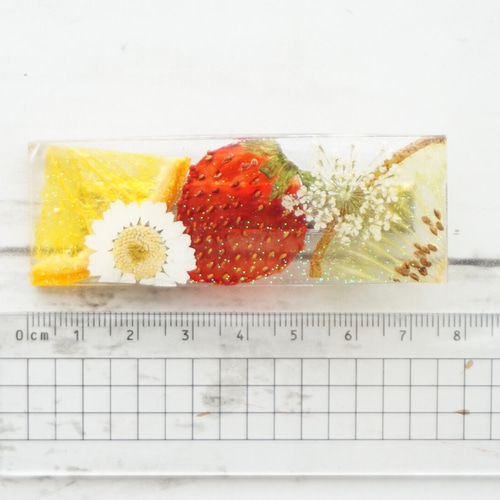 押しフルーツ】フルーツ&フラワー ヘアクリップB ヘアクリップ・バナナ  