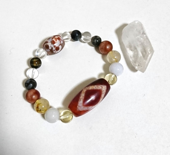 一点限定！ 上肯龍紋火供五眼、六眼、仏七眼天珠（567でミロク）のブレス