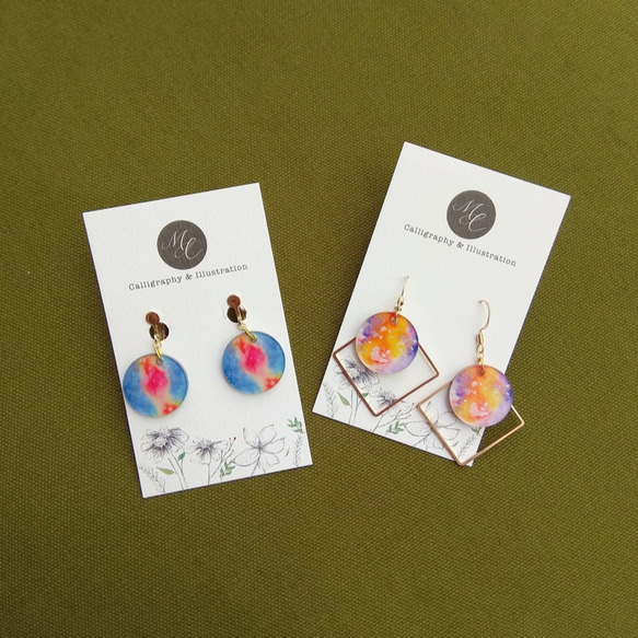 Mstandforc Galaxies Earrings 3枚目の画像