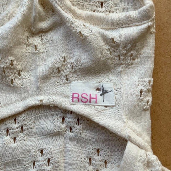 RSH2 自然蕾絲風格針織連衣裙狗服 第4張的照片