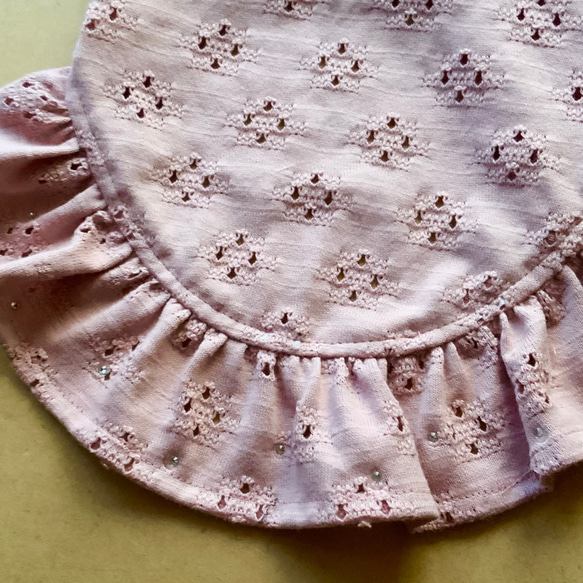 RSH D3 自然蕾絲風格針織連衣裙 古董玫瑰狗裝 第3張的照片