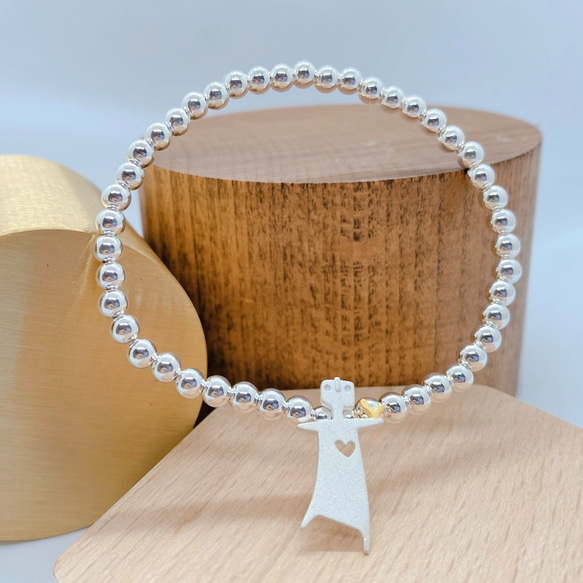 My Heart Silver 925 Bracelet  (H210224-BSL) 第3張的照片