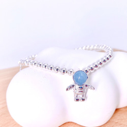 Little Astronaut Silver 925 and Crystal Bracelet (H200120) 第3張的照片