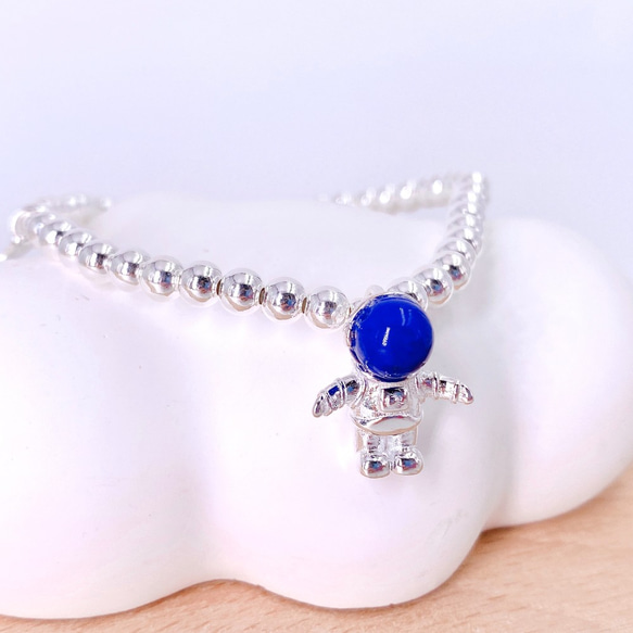 Little Astronaut Silver 925 and Crystal Bracelet (H200120) 第5張的照片