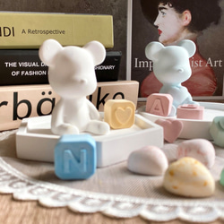 Bear with 3 Alphabet Aroma Stone Set 第9張的照片