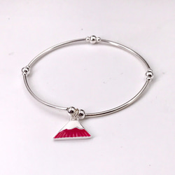 B10050 Mt. Fuji Georgette Silver 925 Bracelet 第1張的照片