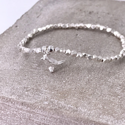 B10029 Little Bird Silver 925 Bracelet 第3張的照片