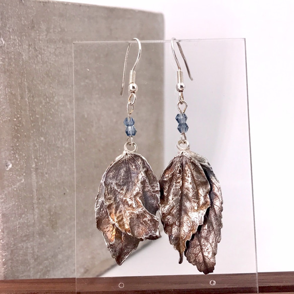 E41003 La Belle Saison Silver 999 & 925 Earrings 第1張的照片