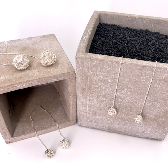 Starry Night Over the Rhone Silver 925 Earrings (H1809-0301) 第3張的照片